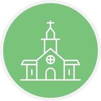 Church Line Circle vector