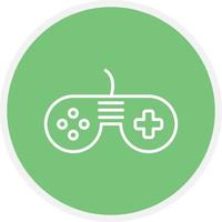 Video Game Line Circle vector