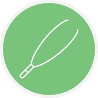 Tweezers Line Circle vector