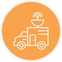 Van Line Circle vector