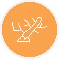 Dead Tree Line Circle vector