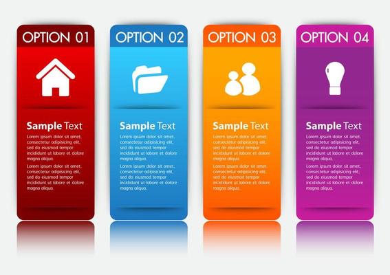 Colorful 4-step Infographic