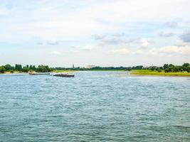 HDR River Rhein in Duesseldorf photo