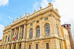 hdr palazzo madama, turín foto