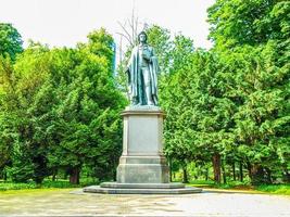 HDR Schiller statue in Frankfurt photo