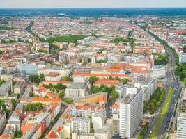 hdr vista aérea de berlín foto