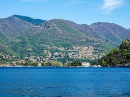 HDR View of Lake Como photo