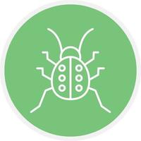 Bug Line Circle vector
