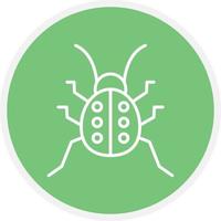 Bug Line Circle vector