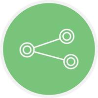 Link Line Circle vector