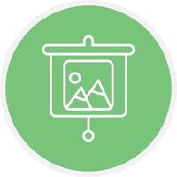 Gallery Presentation Line Circle vector