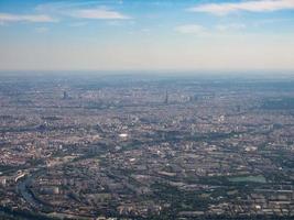 vista aérea de paris foto