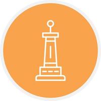 Monument Line Circle vector