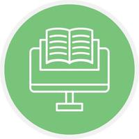 Ebook Lcd Line Circle vector