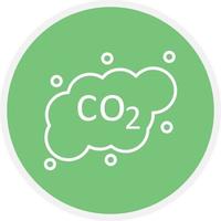 Co2 Line Circle vector