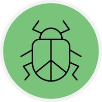 Beetle Line Circle vector