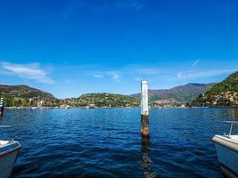 HDR View of Lake Como photo