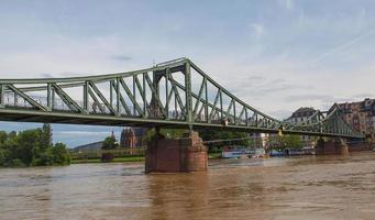 Iron Bridge in Frankfurt photo