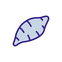 batata icon vector outline illustration