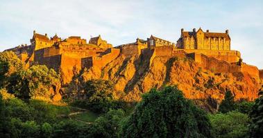 HDR Edinburgh castle in Edinburgh, high res photo