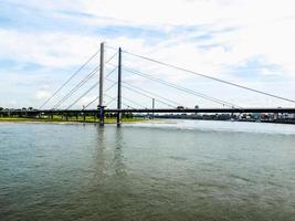 HDR River Rhein in Duesseldorf photo