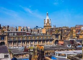 HDR Aerial view of Glasgow photo