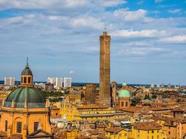 HDR Aerial view of Bologna photo