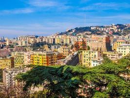 HDR View of Genoa Italy photo