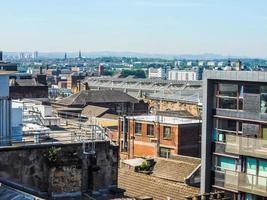 HDR Aerial view of Glasgow photo