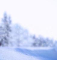 Blurred natural winter background. photo