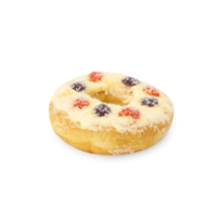 Milk jelly donut cutout, Png file