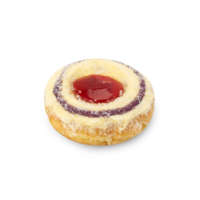 Milk Strawberry donut cutout, Png file