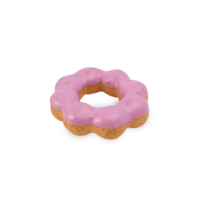 Blueberry donut cutout, Png file