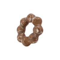 Glazed donut cutout, Png file