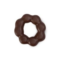 recorte de rosquinha de chocolate, arquivo png