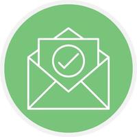 Letter Line Circle vector