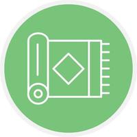 Rug Line Circle vector