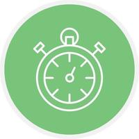 Chronometer Line Circle vector