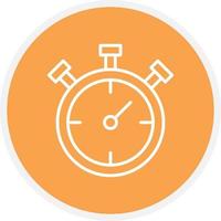 Chronometer Line Circle vector