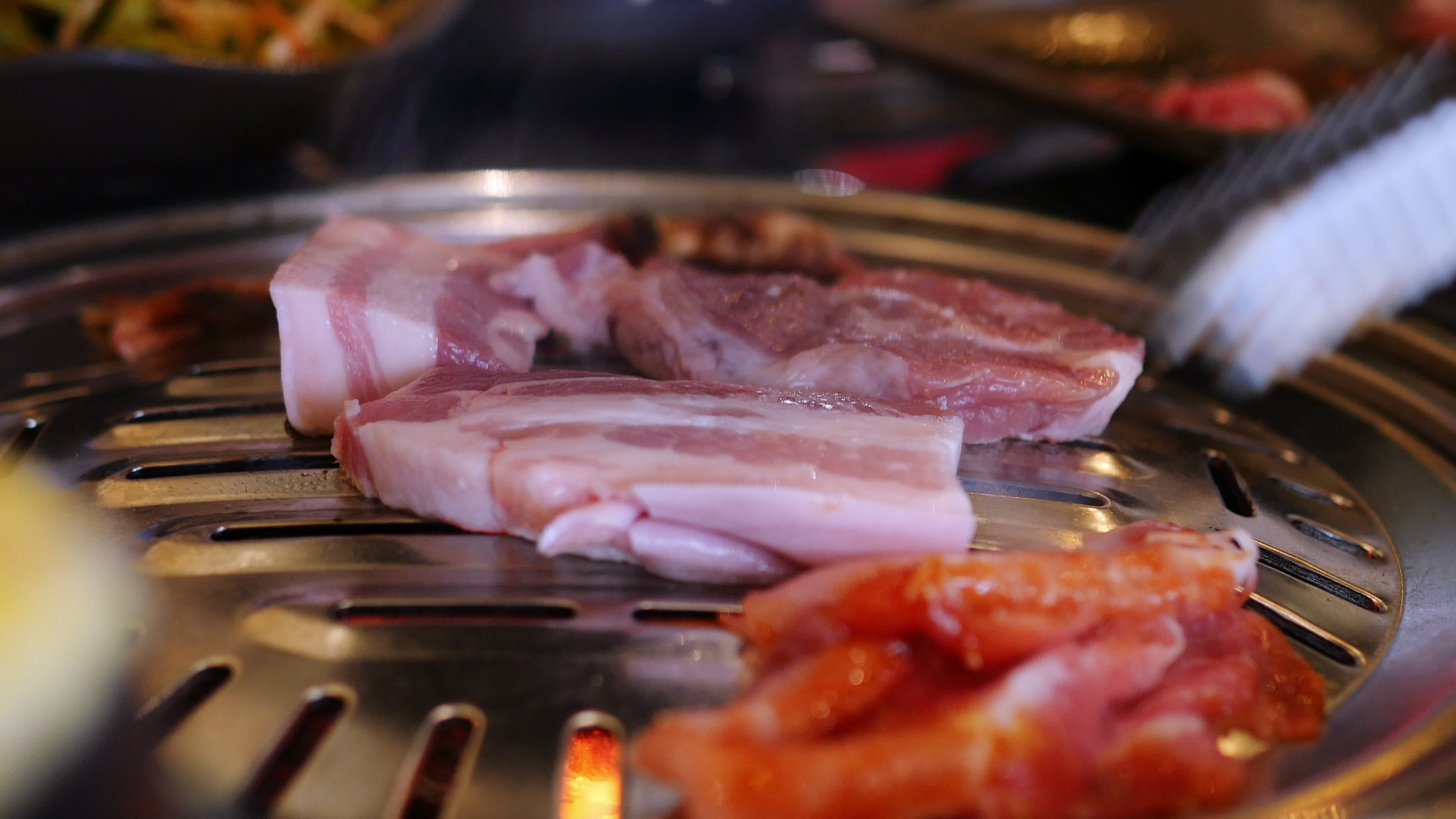 Korean Barbecue Stock Video Footage for Free Download