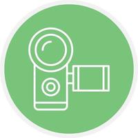 Video Recorder Line Circle vector