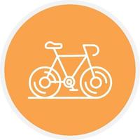 Bicycle Line Circle vector