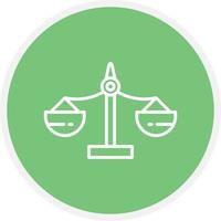 Balance Line Circle vector