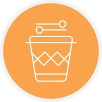 Drum Line Circle vector