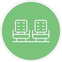 Seats Line Circle vector