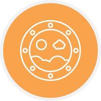 Porthole Line Circle vector
