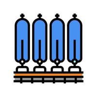 water filter system color icon vector illustration