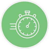 Chronometer Line Circle vector