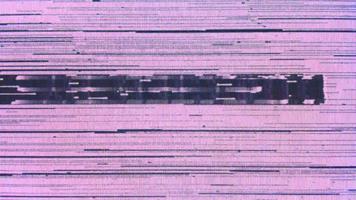 alte VHS-Störungen und statisches Rauschen auf dem schwarzen Hintergrund video