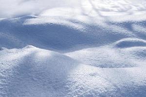 Background of snow. photo